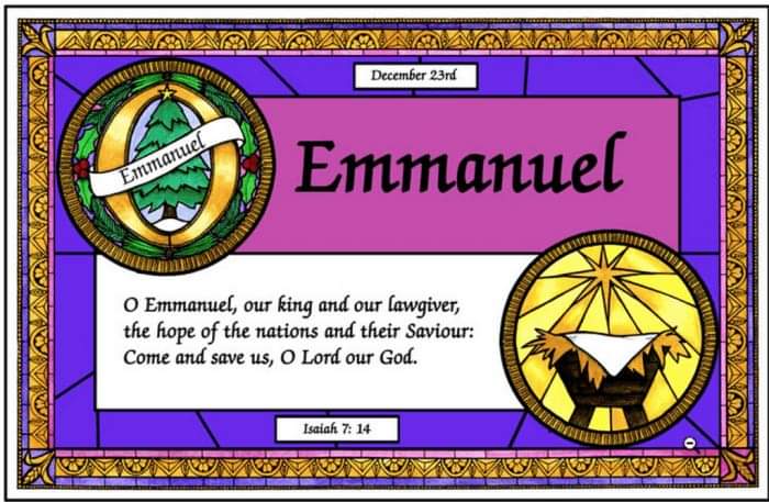 O Antiphon: Emmanuel